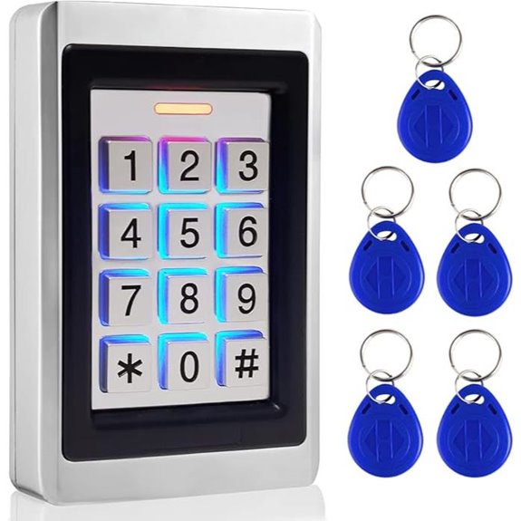 Door Access Control System with Keyfobs and Wiegand