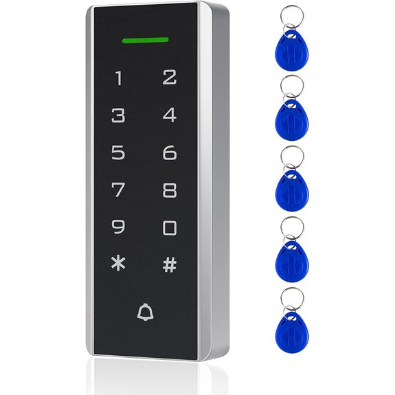 Proximity Access Control System with Keypad and Keychains
