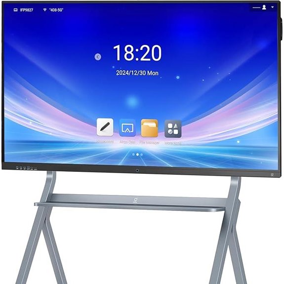 65-Inch 4K Touch Interactive Whiteboard with Android 14