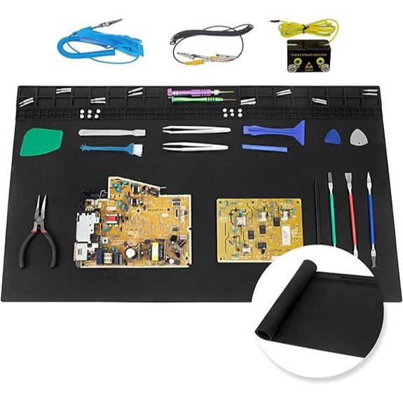 large esd soldering mat