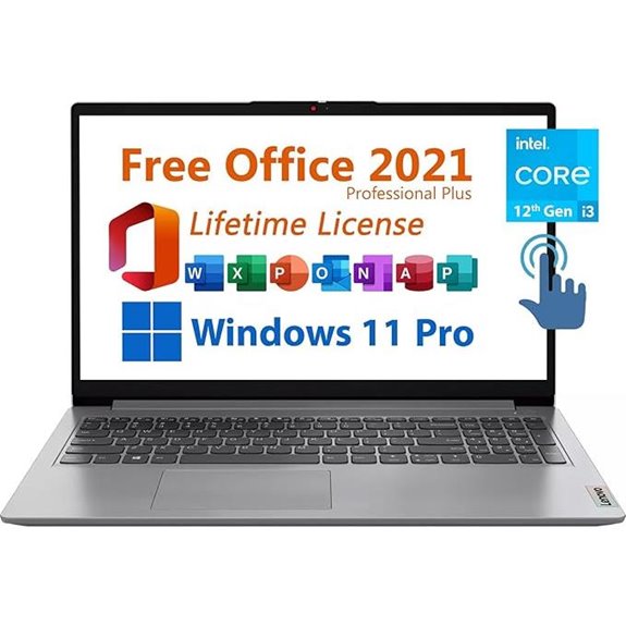 Lenovo 15.6 Business Laptop with Office 2021