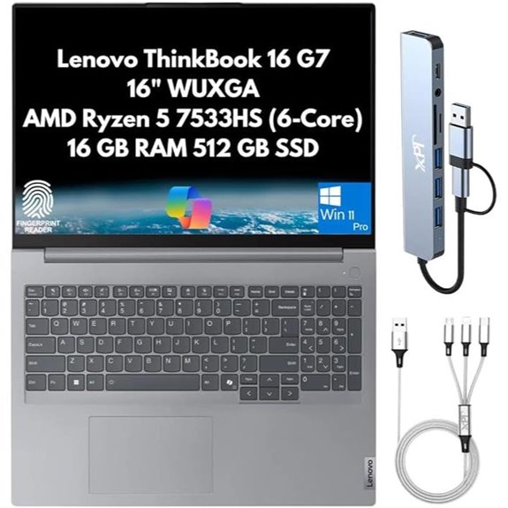 Lenovo ThinkBook 16 G7 Business Laptop Ryzen 5