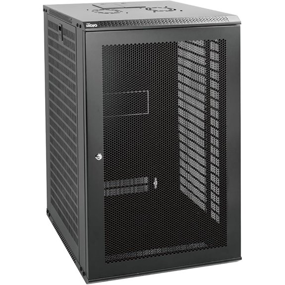 Tecmojo 18U Wall Mount Network Rack with Lock