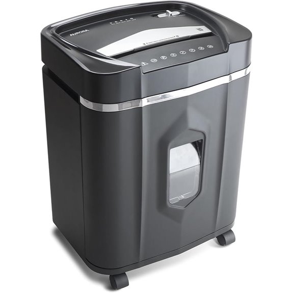 Aurora 12-Sheet Micro-Cut Paper and Credit Card Shredder