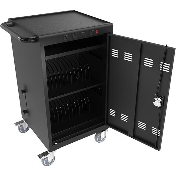 36-Bay Mobile Laptop & Chromebook Charging Cart