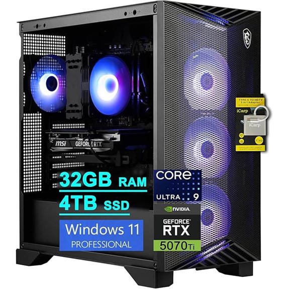 MSI Aegis R2 AI Gaming Desktop with RTX 5070 Ti