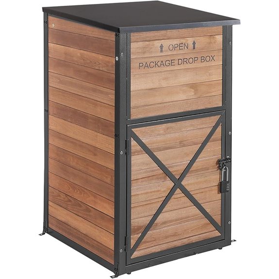 GUTINNEEN Outdoor Parcel Drop Box with Lock