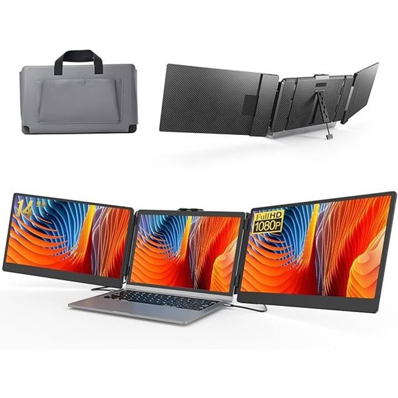 Portable 14 1080P FHD Laptop Monitor with HDMI & USB