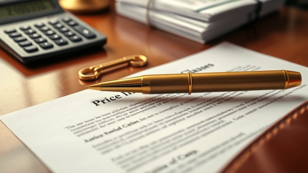 price adjustment through indexation