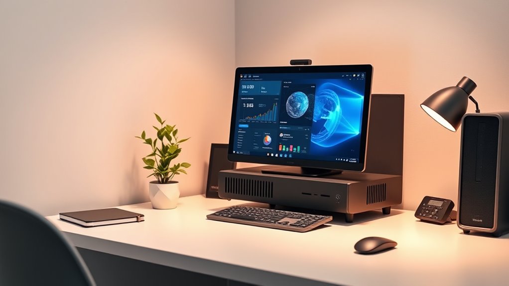 quiet compact efficient workstation