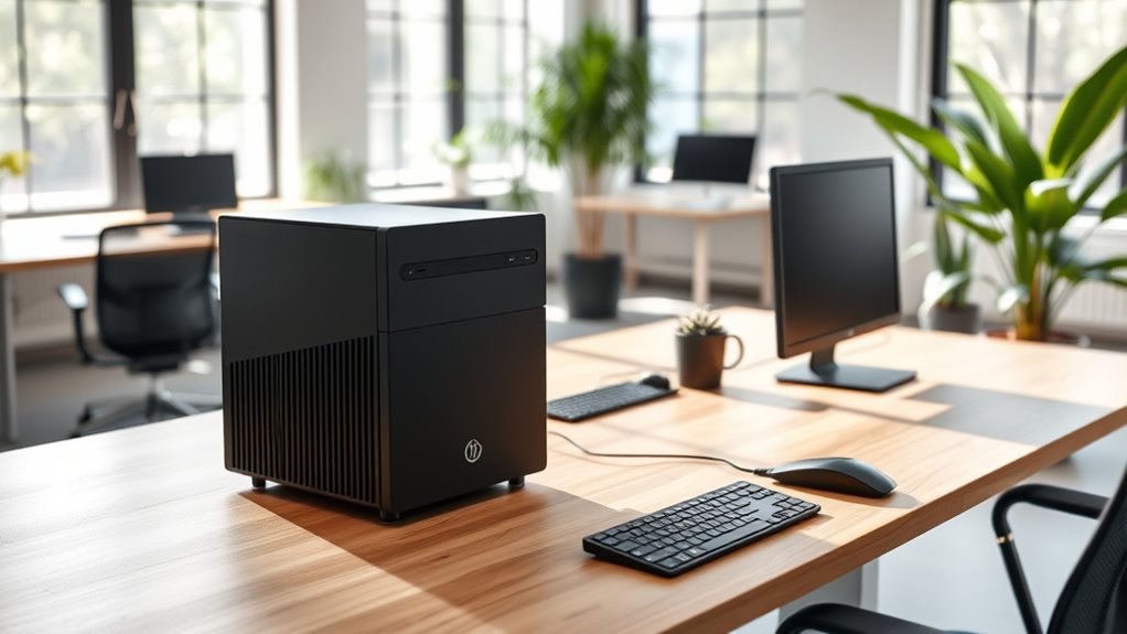 quiet efficient workstation setup