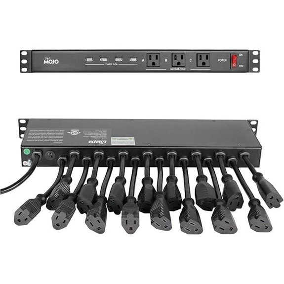 Tecmojo 1U Rack Mount PDU Power Distribution Unit