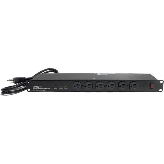 StarTech 16-Outlet Rack Mount PDU with Surge Protection