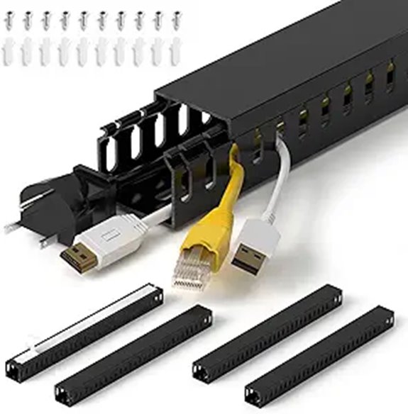 Professional Server Rack Cable Management Raceway