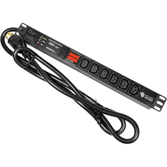 Rack Mount Power Strip with Surge & Meter