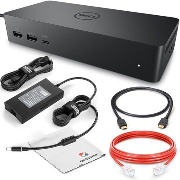 Crossery Dell UD22 Docking Station Bundle (Renewed)
