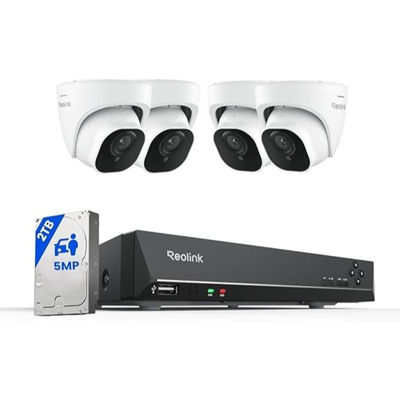 REOLINK 5MP 8CH Wired Security Camera System