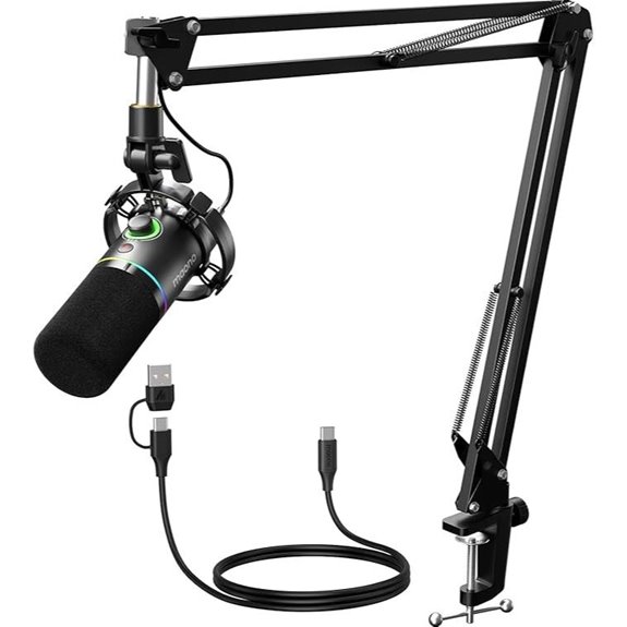 MAONO RGB Dynamic Microphone Kit with Accessories