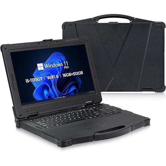 MUNBYN 15.6 Rugged Windows 11 Pro Laptop