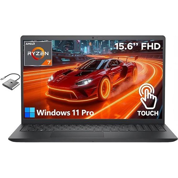 Dell Inspiron 15.6 Ryzen 7 Touchscreen Laptop