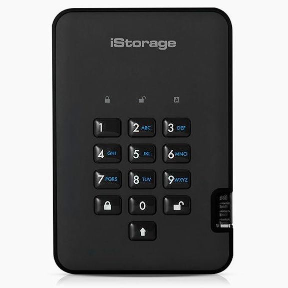 iStorage diskAshur2 2TB SSD Secure Portable Drive