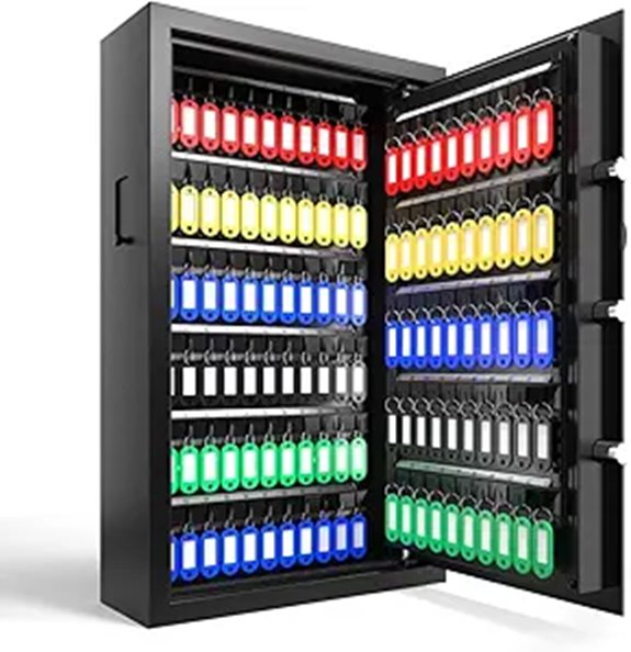 XDeer 122-Key Lock Box with Anti-Theft & LED Light