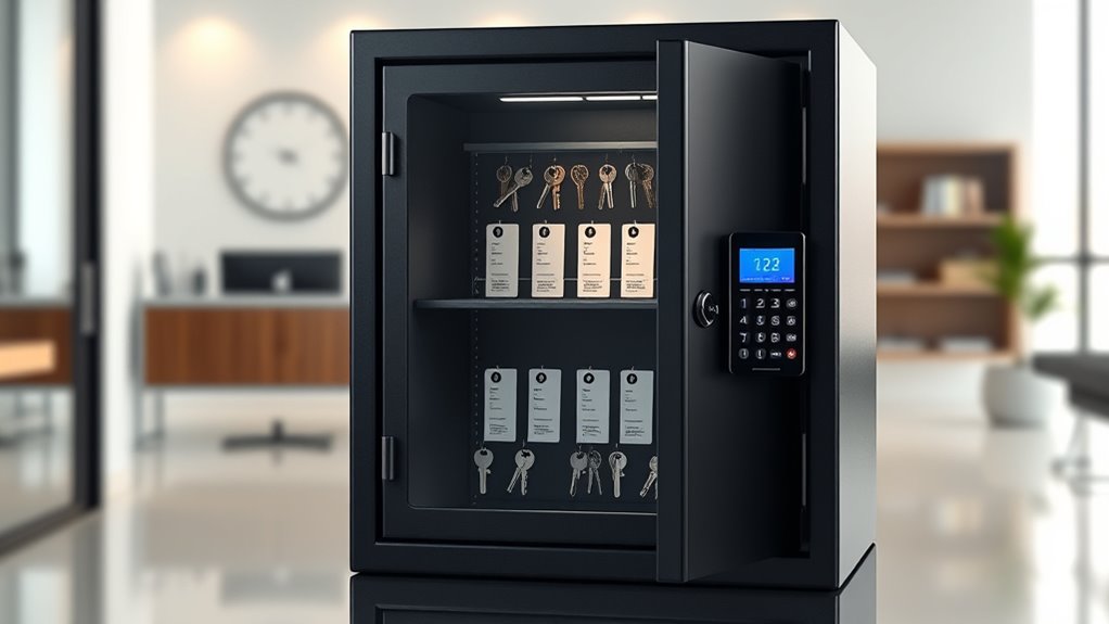 secure trackable key storage