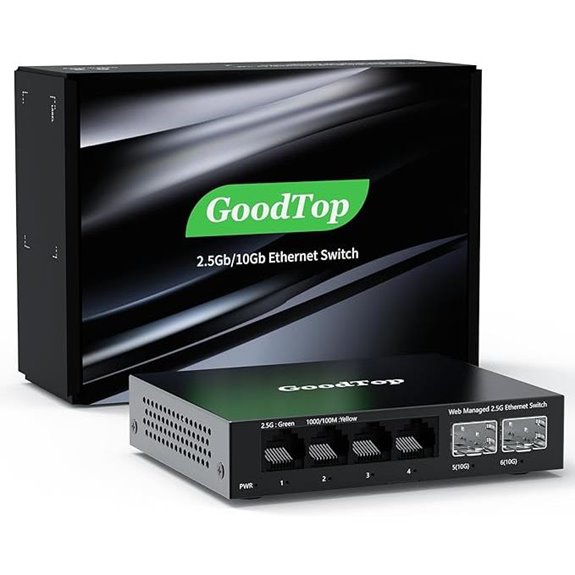 six port 2 5gb switch