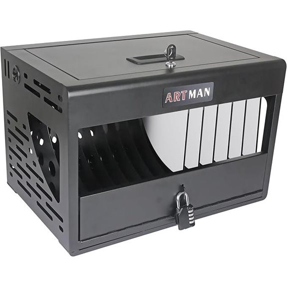 16-Bay Wall-Mount Charging Station for Devices