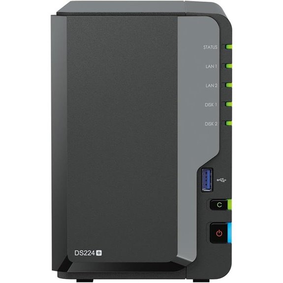 Synology DS224+ 12TB NAS Bundle with 2 Drives