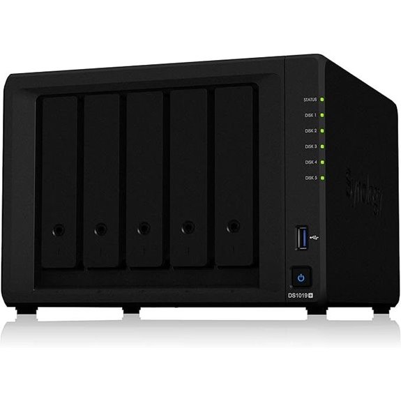 Synology 5 bay NAS DiskStation DS1019+ (Diskless) 5-bay; 8GB DDR3L