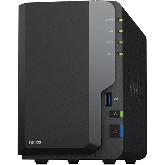 Synology DS223 2-Bay NAS with 6TB Storage