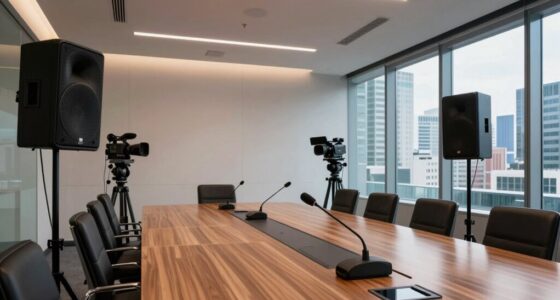 top large room conference audio