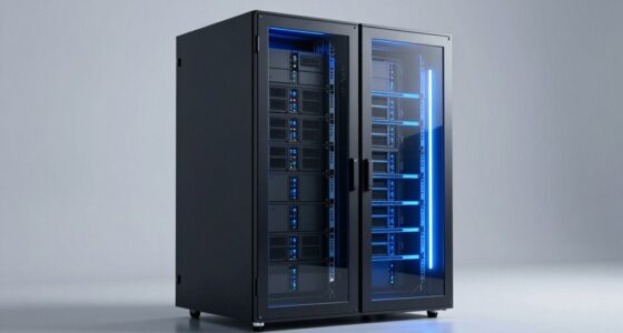 top lockable server racks