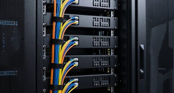 top rack cable management systems
