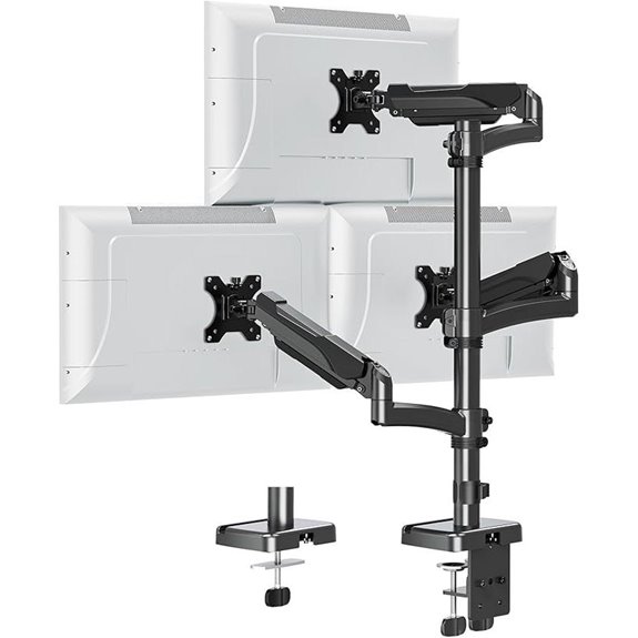 Triple Monitor Mount for 32 Screens VESA 75/100mm