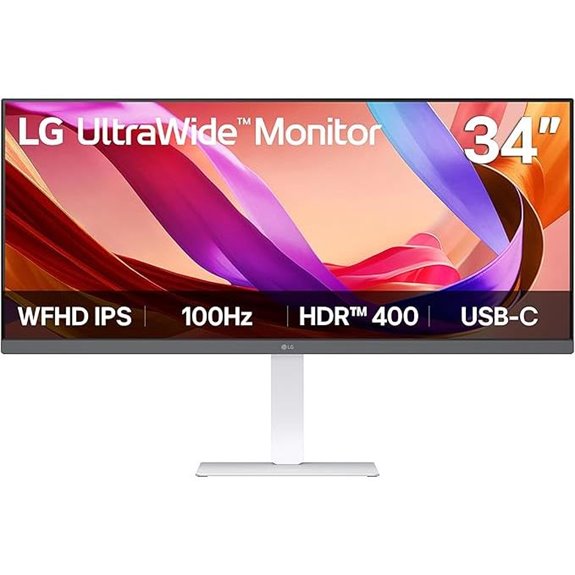 LG 34-inch UltraWide IPS Monitor with HDR and USB-C