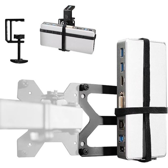 VIVO Universal Docking Station Mount for Workstation