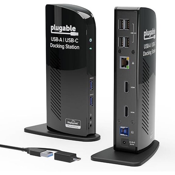 Plugable Universal Laptop Docking Station with Dual HDMI