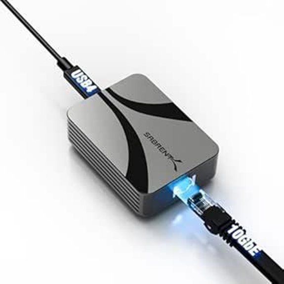 SabRENT USB4 to 10GbE Ethernet Adapter