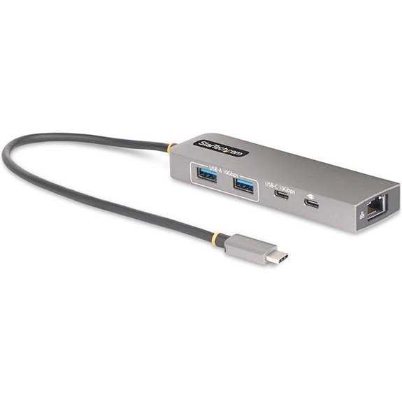 StarTech 3-Port USB-C Hub with Ethernet and Power