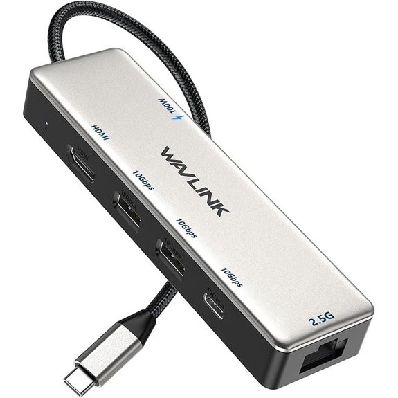 WAVLINK USB C Hub with 2.5G Ethernet and HDMI