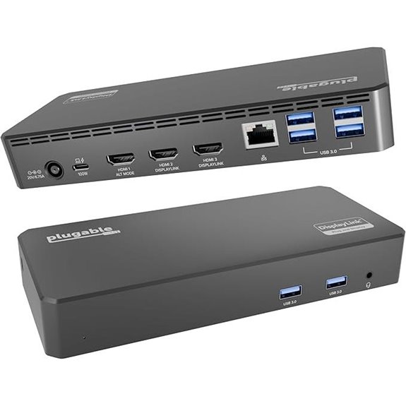 Plugable USB-C Triple Dock with 4K HDMI and USB Ports