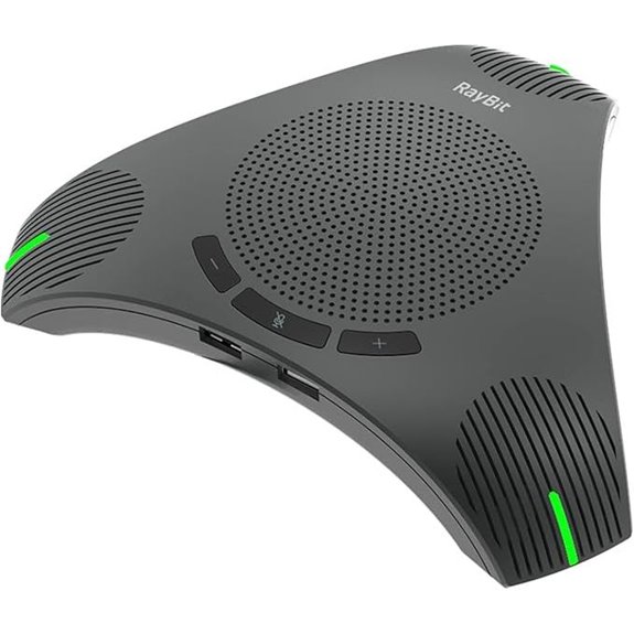 USB Speakerphone with Microphone & Dual Hub