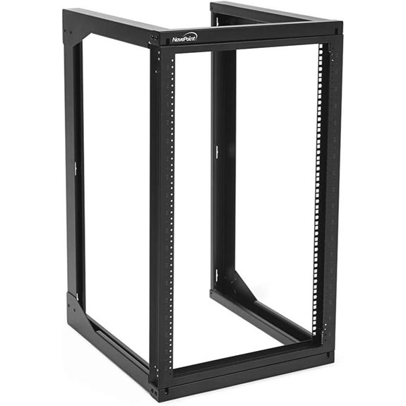 NavePoint 18U Wall Mount Server Rack with Swing Gate