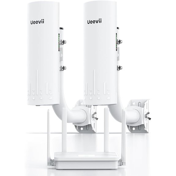 UeeVii Wireless Bridge & WiFi Router Kit (2PCS)