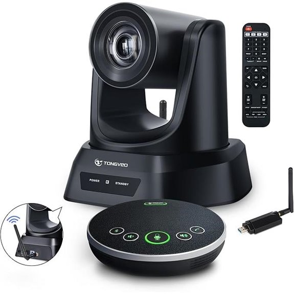 TONGVEO Wireless Conference Camera System with Microphone