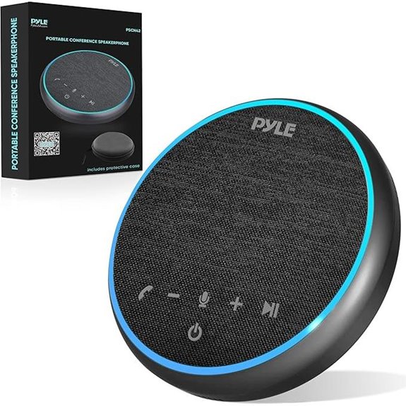Pyle Wireless Conference Speakerphone with Microphone Coverage