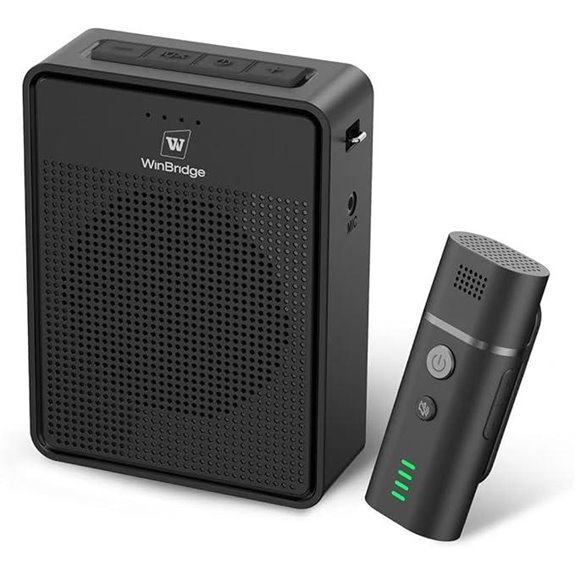Wireless Voice Amplifier with Microphone and Speaker