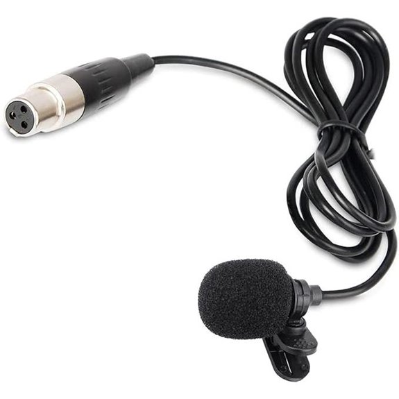 Lavalier Microphone with Mini XLR for Wireless Systems